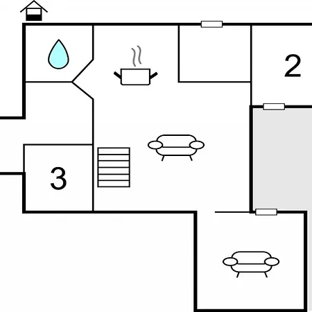 Three-bedroom Holiday In * Stege